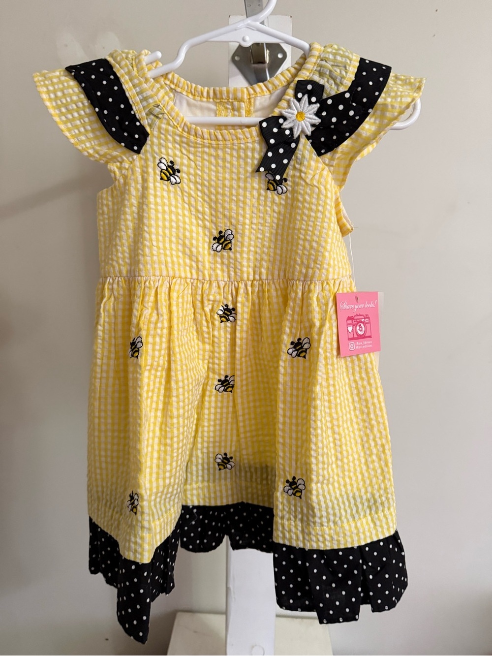 NWT Rare Editions Bumblebee Dress